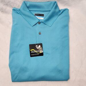 PGA TOUR Golf Polo Shirt Mens L  Motionflux Stretch NWT